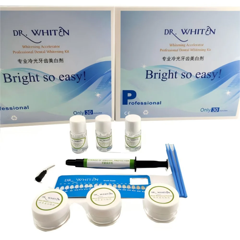 Teeth Whitening Q&M - Diş Beyazlatma Seti %35 HP Beyazlatıcı