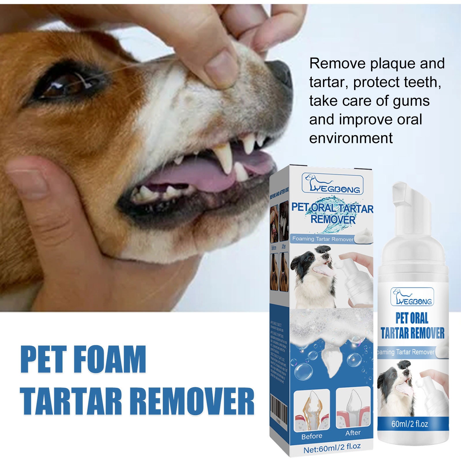 Teeth Whitening Effective - Evcil Hayvan Tartar Sökücü Köpekler Kediler