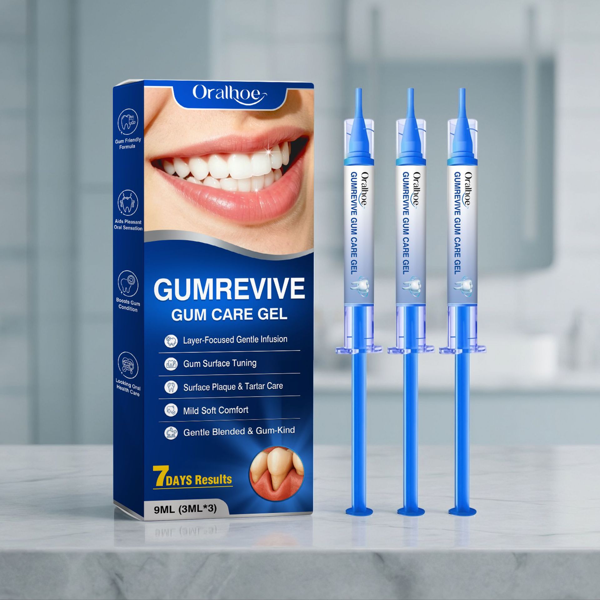 Ağız Bakım Jeli 3 Parça Diş Et - Teeth Whitening Q&M incelemesi ve fiyatı